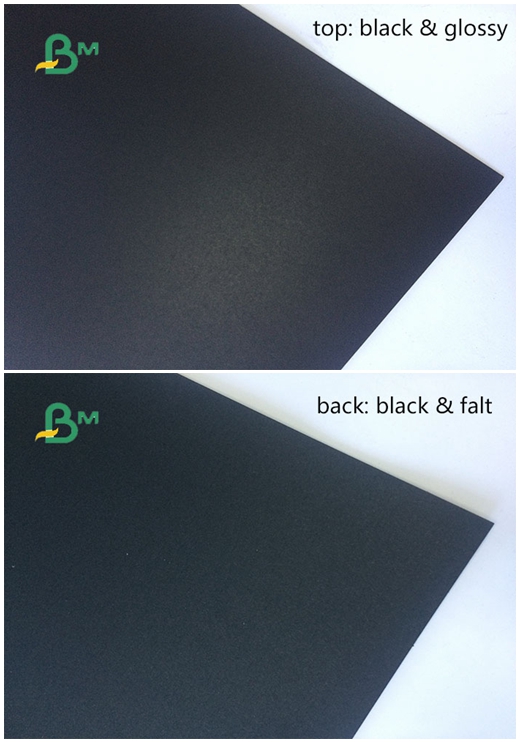 Czarna tektura, czarny papier, powlekana czarna tektura