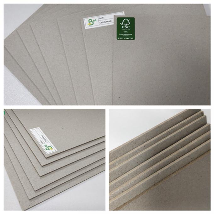 1.5mm 2.24mm Two Sides Grey Board / Cardboard A3 Size For Children Drawing