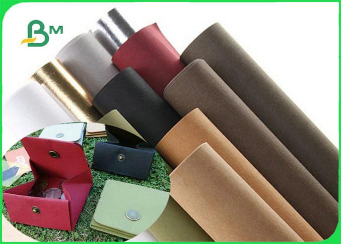Colorful Fabric Washable Kraft Paper 0. 55mm to 0. 8mm In Roll For Handbag