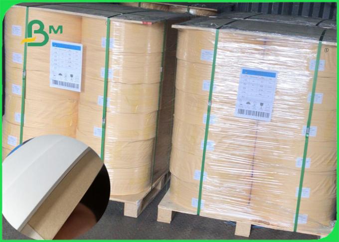 Black / brown color printing 60gsm straw paper Degradable for Starbucks