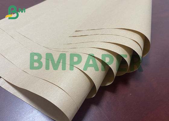 Brązowa rolka papieru pakowego do torby 40gsm 42gsm Niestandardowa folia laminowana
