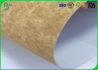 Odporność na obciążenie Biała rolka papieru kraft, powlekane arkusze papieru kraft na papierową torbę