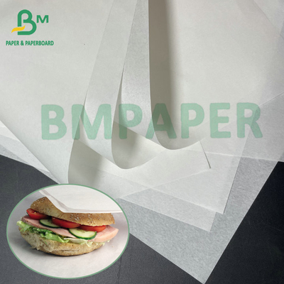 34 g/m 40 g/m 45 g/m Biały lub brązowy rolek papieru tłuszczoodpornego do pakowania kanapek