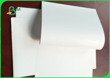 Papier kredowy o gramaturze 90g / 128g Biały papier kaszowy / Papier zwykły C2S W rolce