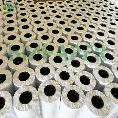 Biały papier plotter Gładki A0 A1 A2 Rozmiar Rolowy Papier wiążący bez powłoki