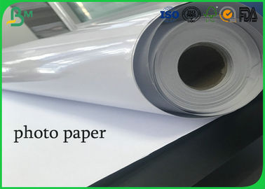 Roll 24 Inch 36 Inch Absorbuj atrament drukarski Po jednej stronie Wysoki błyszczący papier fotograficzny