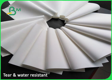 Środowiskowy papier do pakowania kamienia 100mic Water Resistant Stone Paper Rolls