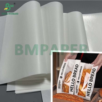 11 x 14" 45g 50g powlekany z jednej strony MG Biały Papier Kraft do opakowania chleba