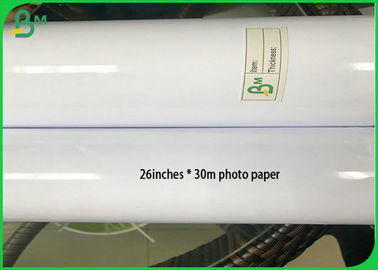 200G PE powlekany papier / druk na akwareli błyszczący papier fotograficzny rolka z 24 calami 36 cali