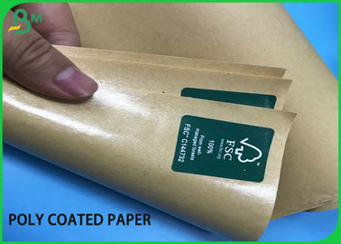 Papier wielowarstwowy powlekany żywnością, niebielony papier pakowy o dobrej wodoodporności