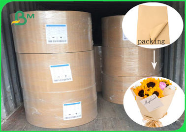 Pure Color Wodoodporny i przeciwzapachowy brązowy papier pakowy Kraft Liner do pakowania kwiatów DIY