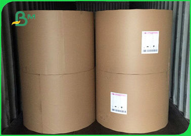 Zatwierdzona przez FDA gładka powierzchnia 250 - 350 g biały / brązowy papier krftowy do pakowania żywności