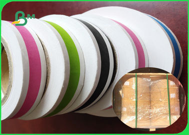 Szerokość 15 mm Kolorowe papierowe rolki do picia ze słomką Nieszkodliwy wzór Dostosowane