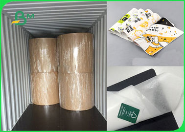 Biały papier pakowy odporny na tłuszcz o gramaturze 26 g / m2 do 50 g / m2 do pakowania bekonu