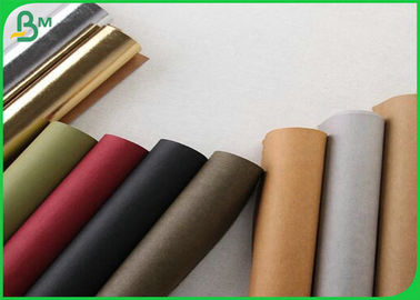 Różne kolory 0.55MM Zmywalna rolka tkaniny Kraft do produkcji torebek