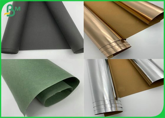 Zmywalny papier pakowy w kolorze złotym / srebrnym / czerwonym i niebieskim do robienia torebek