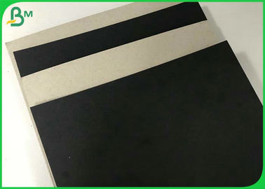 1,5 mm 2 mm czarny karton z laminowanego papieru z szarym bez laminowania z tyłu