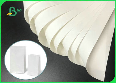 Twarda wytrzymałość 80 g / m2 - 120 g / m2 610 * 860 mm Biały papier pakowy w rolce Do worków