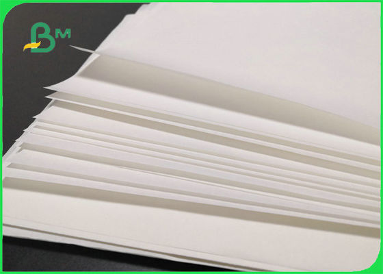 35gsm 45gsm FDA MG Biały papier pakowy do pakowania herbaty Nieszkodliwy 70 x 100 cm