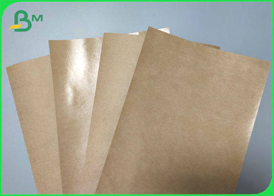 Wodoodporny, odporny na tłuszcz, brązowy papier rzemieślniczy z certyfikatem UE do pakowania smażonej żywności