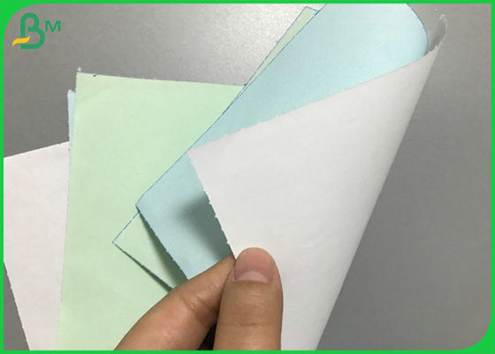 50gsm Blue Impression Carbonless Paper NCR Jumbo Roll do drukowania faktur