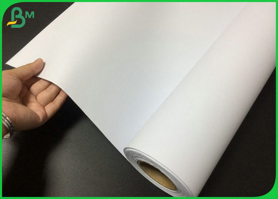 80G białe rolki papieru inżynieryjnego o długości 150 stóp do drukowania