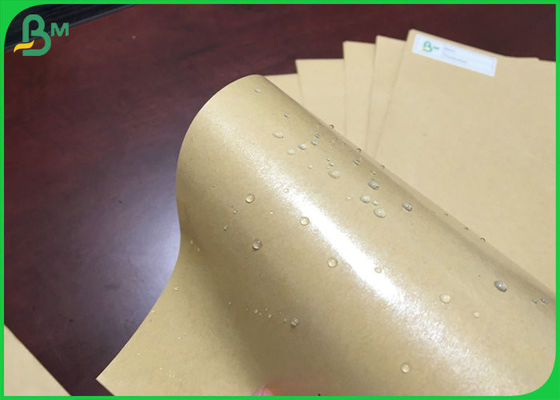 787 mm 250g brązowy papier pakowy z 15g pokrytym PE do pudełka na pizzę olejoodporny FSC