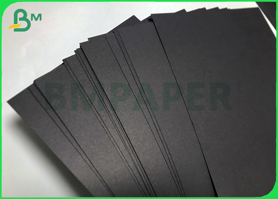 Mix Wood Pulp Matt 150gsm 350gsm Double Blank Black Cardboard Paper Board Sheet
