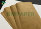 Zmywalny papier pakowy z jednej strony brązowy z jednej strony biały rolka niestandardowa 0,3 mm 0,6 mm