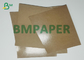 200g powlekany PE brązowy olejoodporny papier pakowy do pakowania żywności w rolce
