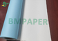Jednostronna rolka papieru w kolorze niebieskim Projekt rolki papieru inżynieryjnego