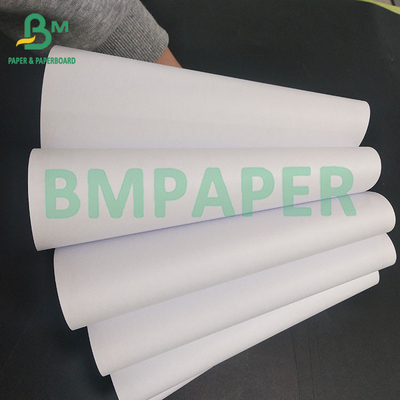 Virgin Wood Pulp CAD 80gm Inkjet Plotter Laser Copier Paper 20Lb 24inch 150ft