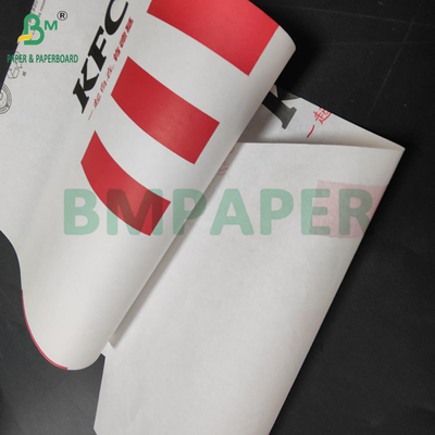 38gm Kolorowy papier tłuszczoodporny do pakowania kebabów