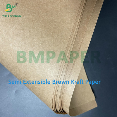 75 grz 80 grz Brązowy półrozciągalny worek z cementem Papier Kraft 1020mm 1120mm