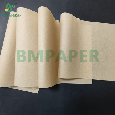 35 gm 40 gm Brązowy, tłuszczoodporny papier opakowaniowy na kanapki do jedzenia 700 mm