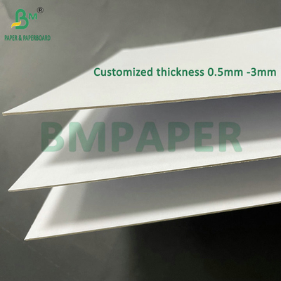 Silna sztywność 1 mm 1,5 mm Biały górny Biały z tyłu Laminated Hard Cardboard