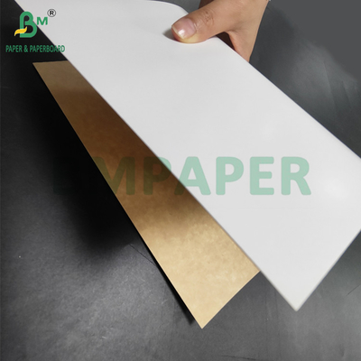 350 gm CKB Biały powierzchnia Brązowy Kraft Back Paper dla pudełek sałatek 25' x 38'