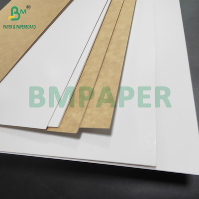 350 gm CKB Biały powierzchnia Brązowy Kraft Back Paper dla pudełek sałatek 25' x 38'