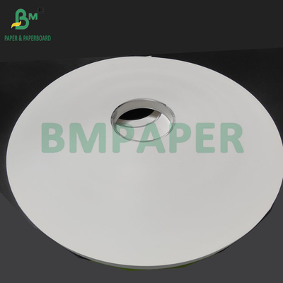 24 gm 28 gm Biały papier opakowaniowy ze słomy 27 mm x 5000 mm Dobra wytrzymałość