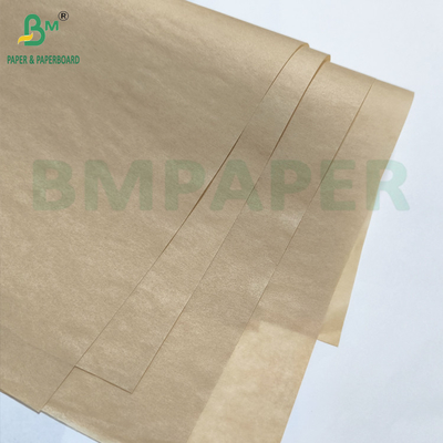 Papier do opakowań na kanapki naturalny brązowy 40 gm 45 gm papier tłuszczoodporny