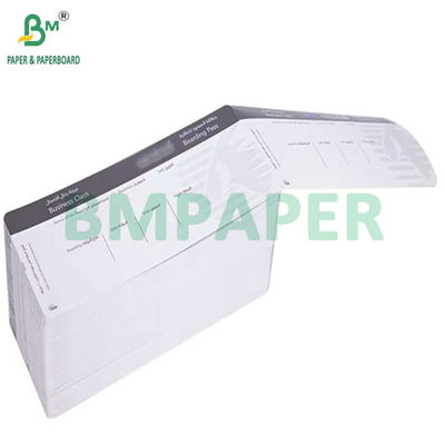 175g 18,8cm x 8,3cm Thermal Blank Boarding Pass Niestandardowe tanich biletów lotniczych