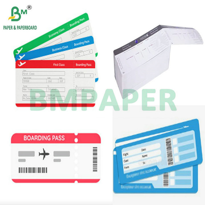 175g 18,8cm x 8,3cm Thermal Blank Boarding Pass Niestandardowe tanich biletów lotniczych