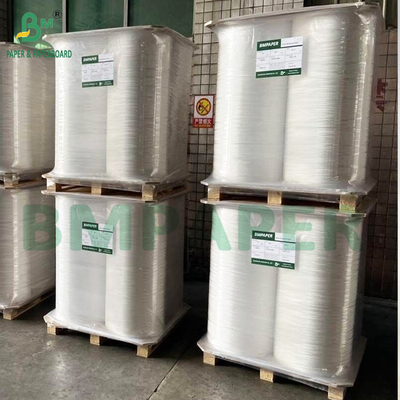 Biopapier ze słomy papierowy 28 gm 32 mm x 6000 m Roll Biały kolor