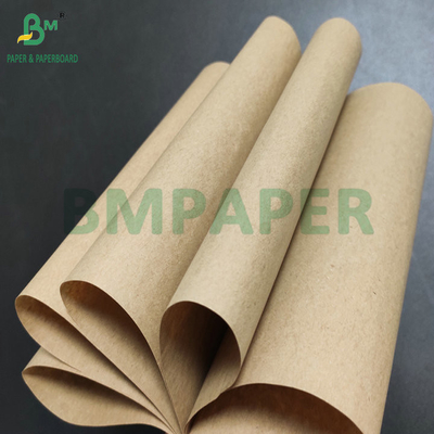 75 gm 80 gm Wysokiej wytrzymałości na rozciąganie Brązowy papier kraft do produkcji worków cementowych