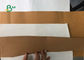 Naturalny papier włóknisty do recyklingu Papier siarczanowy / Biała rolka papieru Kraft