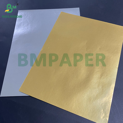 70 g metalizowanego papieru etykietowego na piwo Aluminiowe powlekane z jednej strony Białe plecy