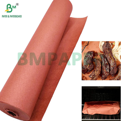 60 gm Różowa niewoślana rzeźnica barbecue papier rolka do palenia mięsa 18' x 175 stóp