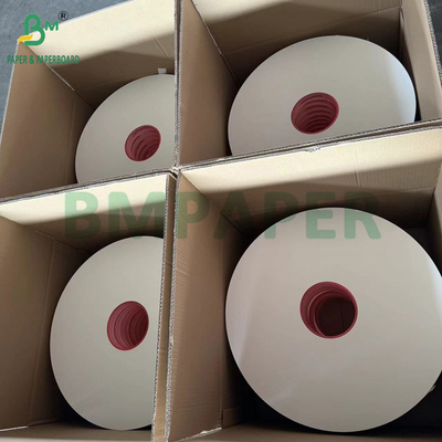 Drukowanie OEM 28g Papier opakowaniowy ze słomy Rolowanie 44mm Kolorowy Papier Kraft