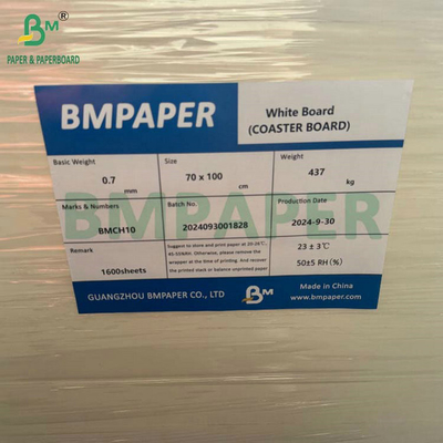 0.7MM 1.2MM Wysokiej wielkości papier ekologiczny do picia
