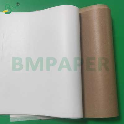 30 gm brązowe, tłuszczoodporne, podwójne, silikonowo powlekane rolki papieru